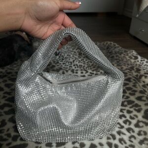 Elegant Silver Women's Bag